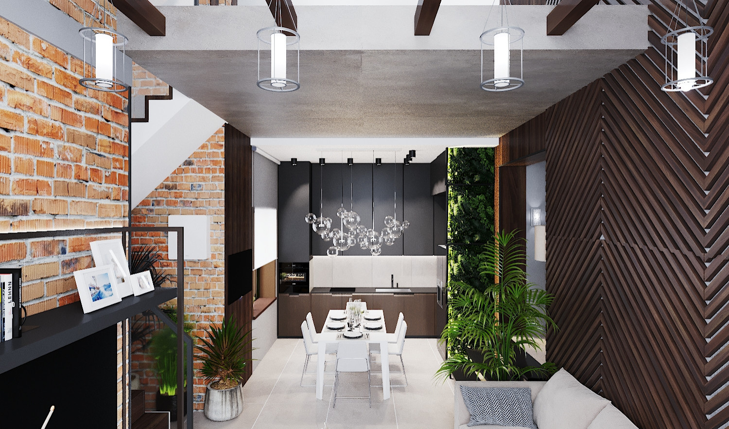 Загородный дом в стиле Loft