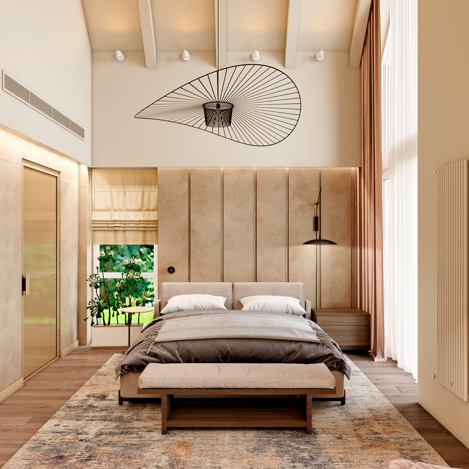 High roof house