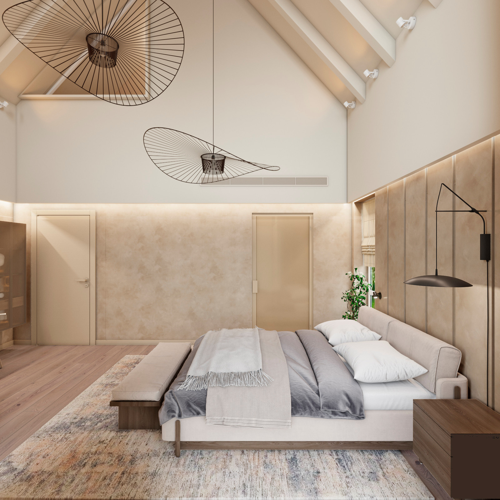 High roof house
