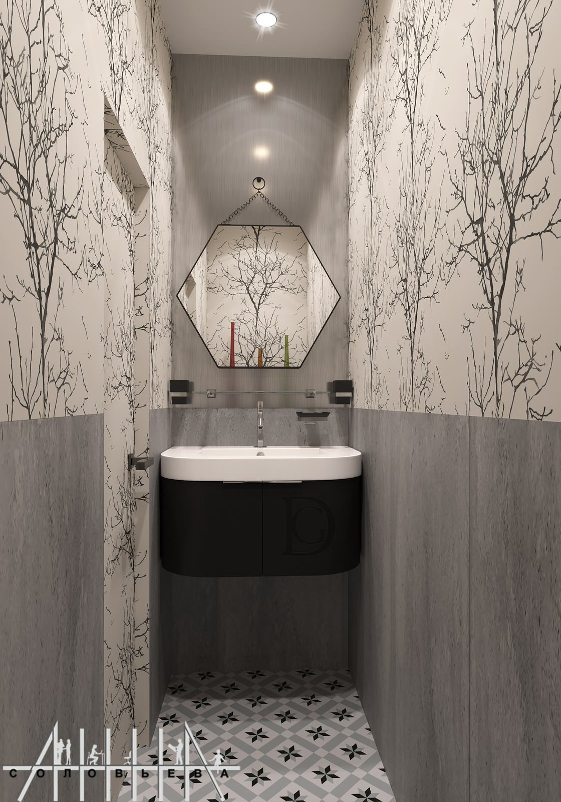 Interior design of a residential flat at Moscow