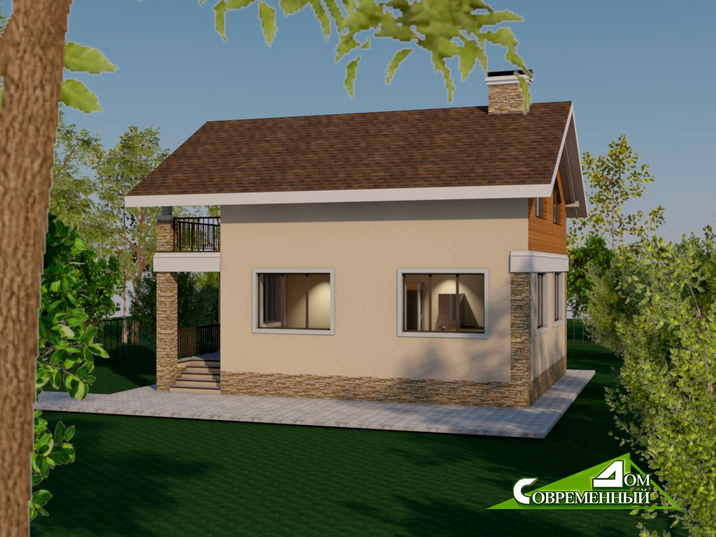 19-058 Небольшой уютный дачный дом