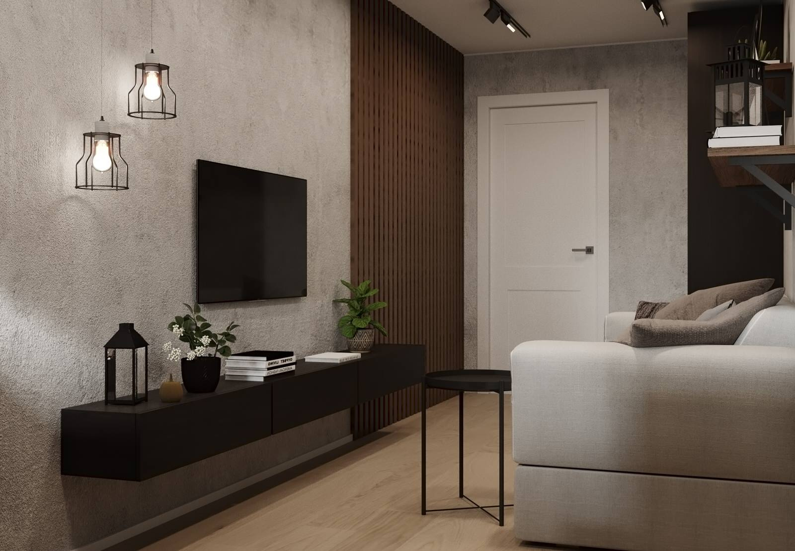 Дизайн-проект квартиры в скандинавском стиле 50м2., проект 2020г.
