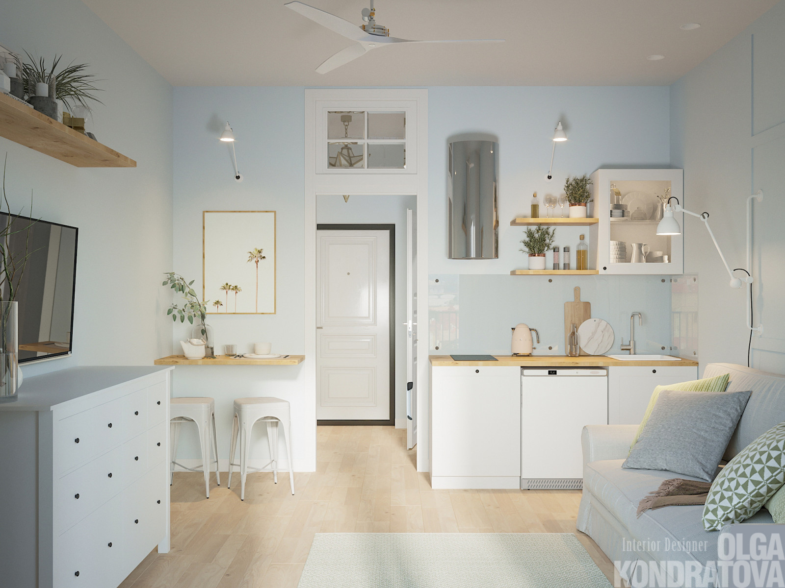 Квартира-студия в Сочи, 21м2