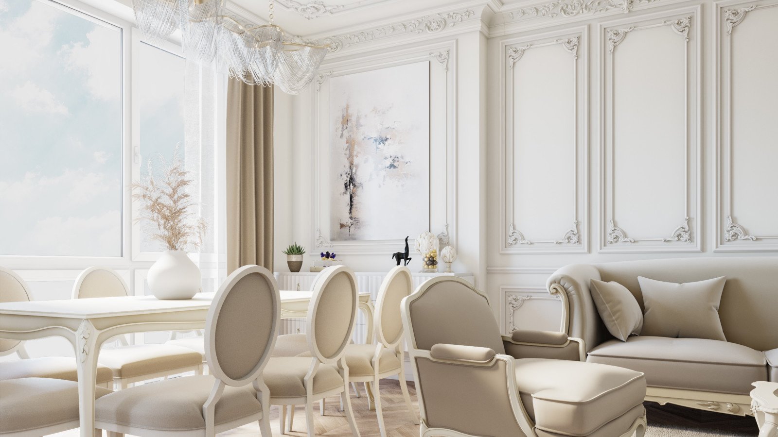 Moscow project, living room
