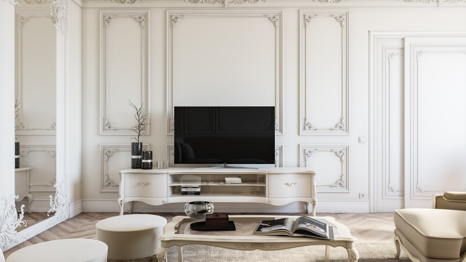 Moscow project, living room