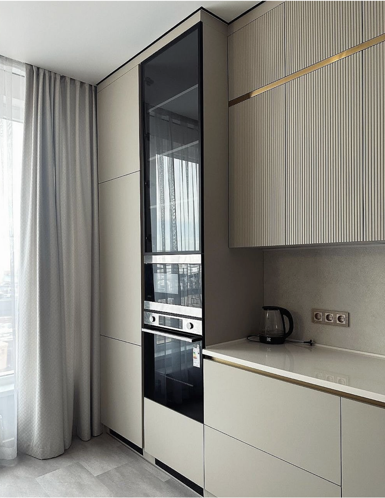 Кухня и тумба в гостиную ЖК Северный берег