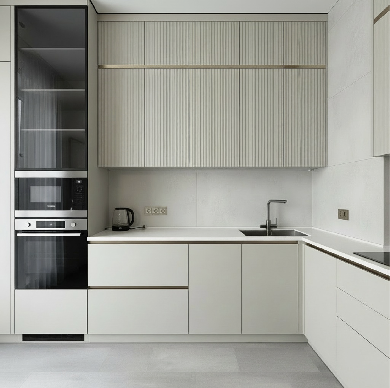 Кухня и тумба в гостиную ЖК Северный берег