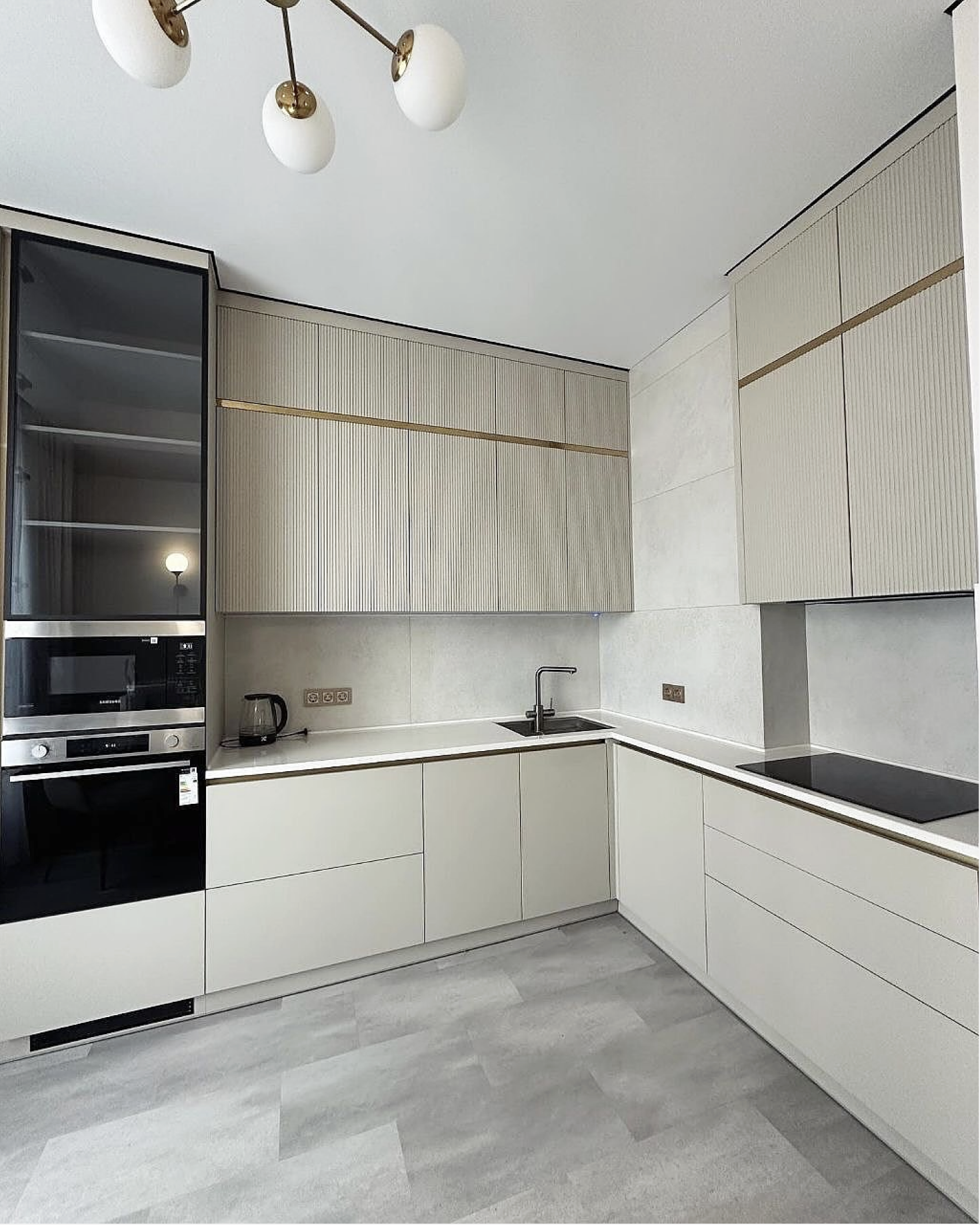 Кухня и тумба в гостиную ЖК Северный берег