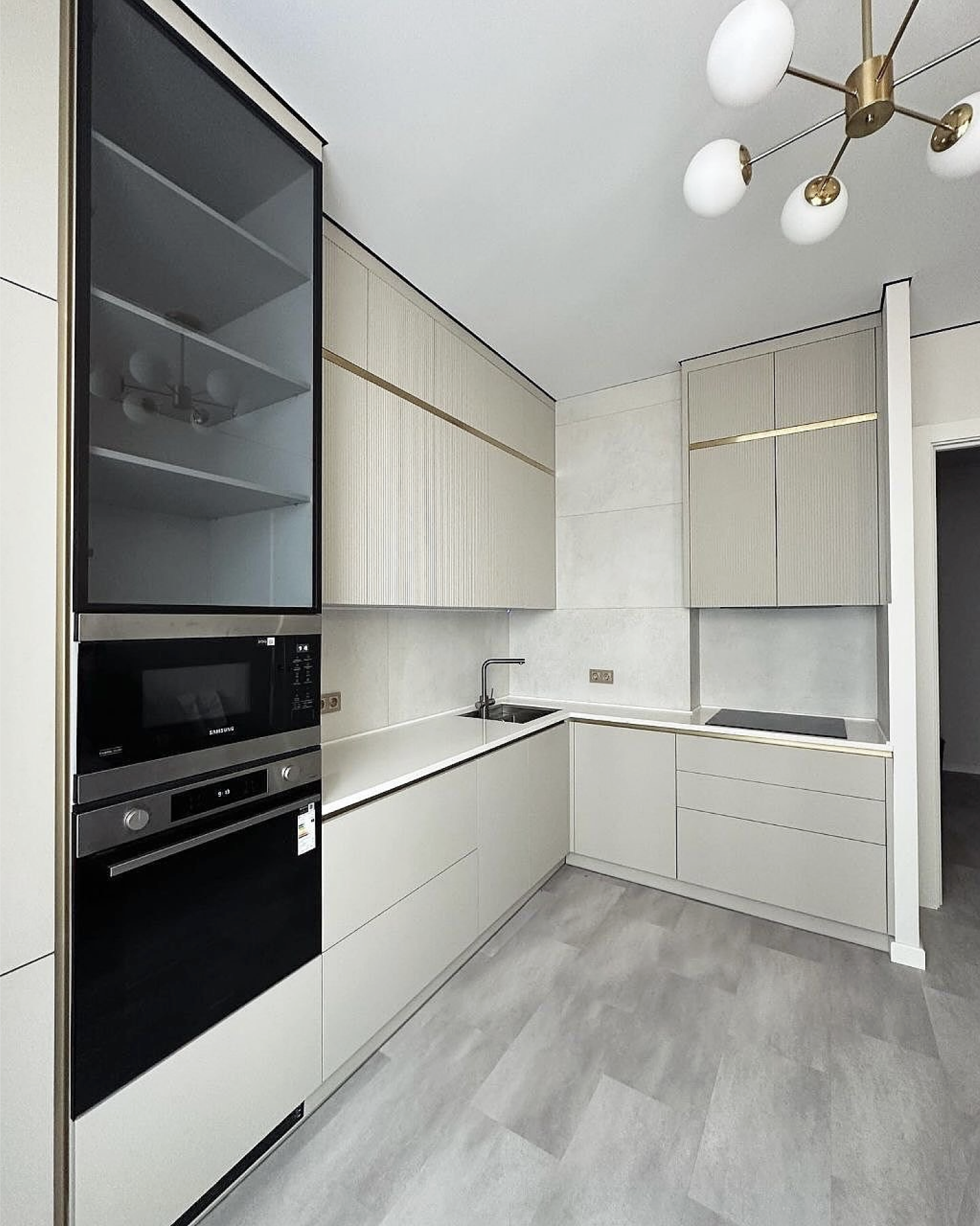 Кухня и тумба в гостиную ЖК Северный берег