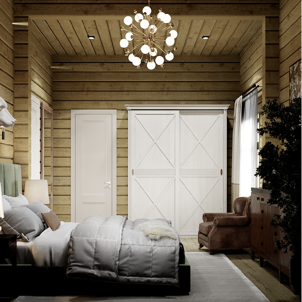 Шкафы для дома из бруса