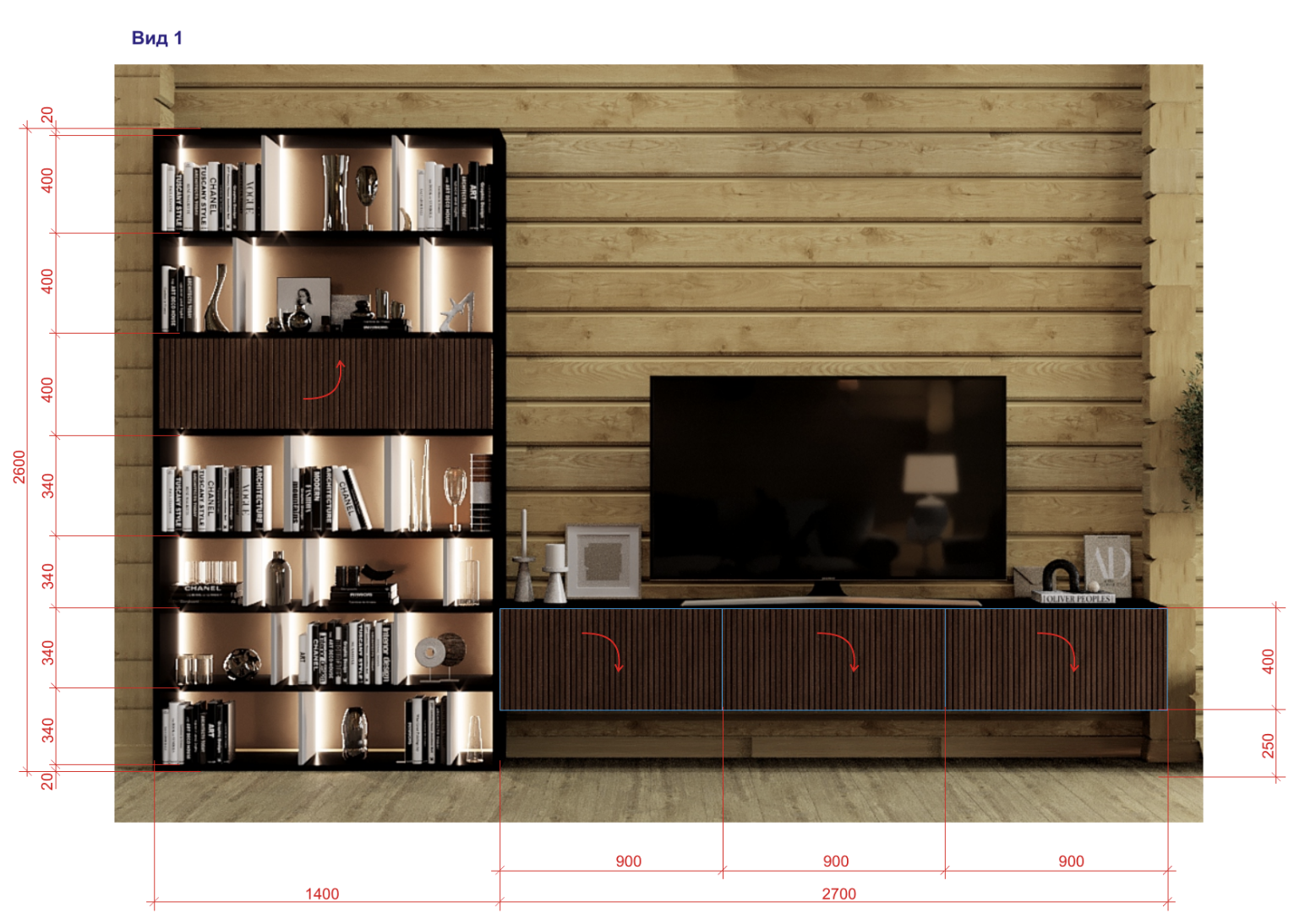 Шкафы для дома из бруса