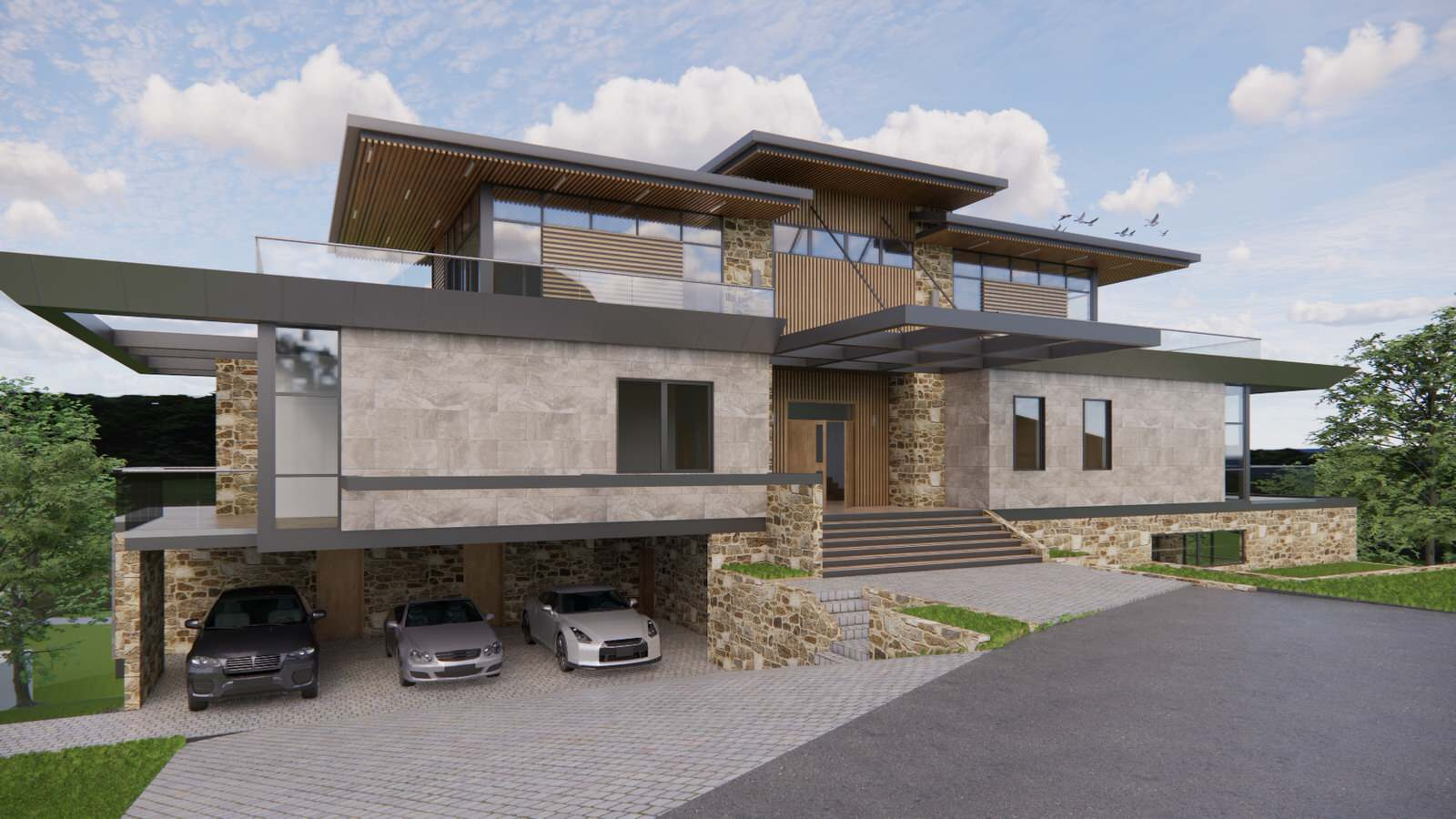 Flying house