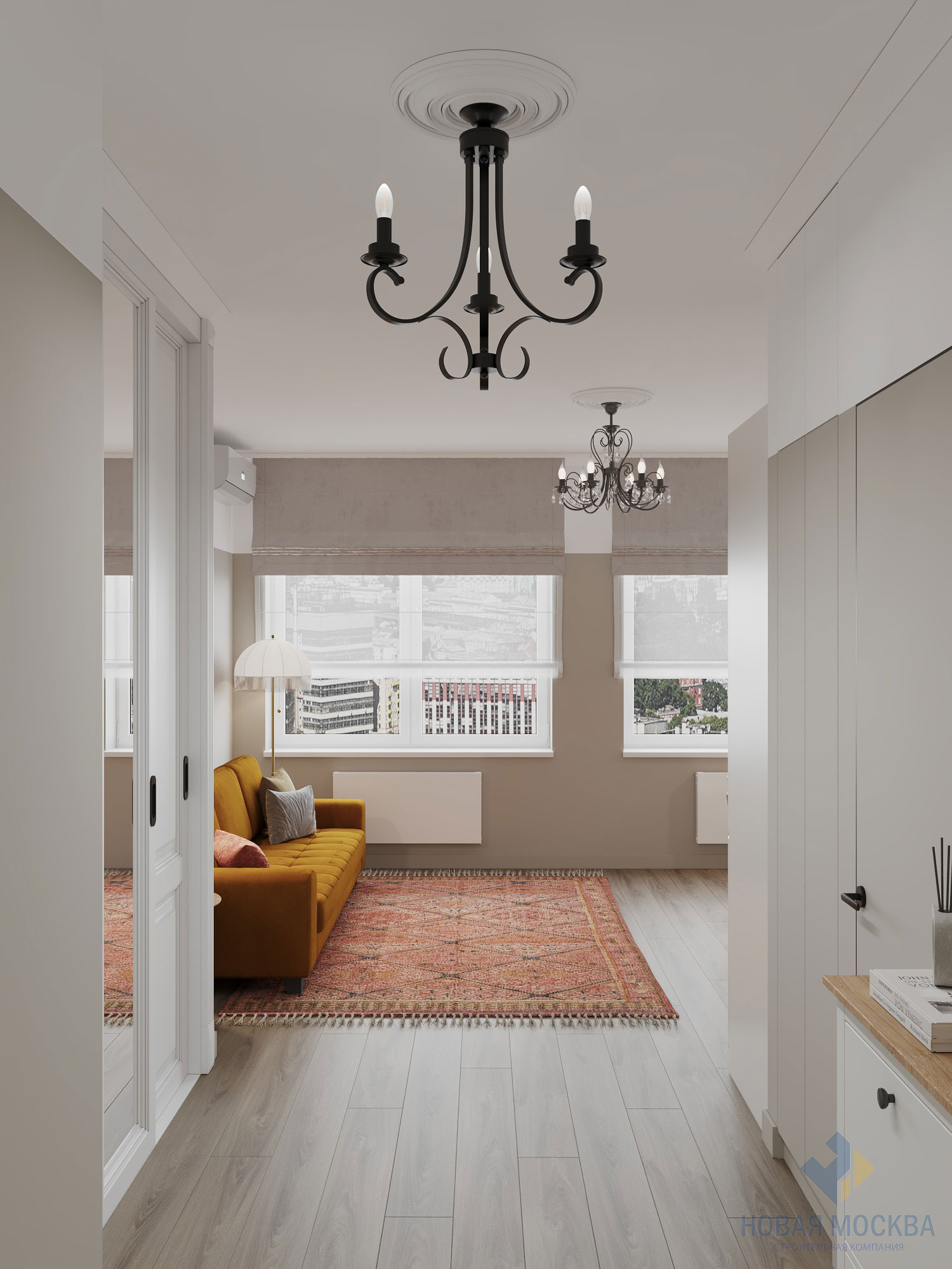 Дизайн квартиры-студии по адресу: проспект Магеллана, дом 3