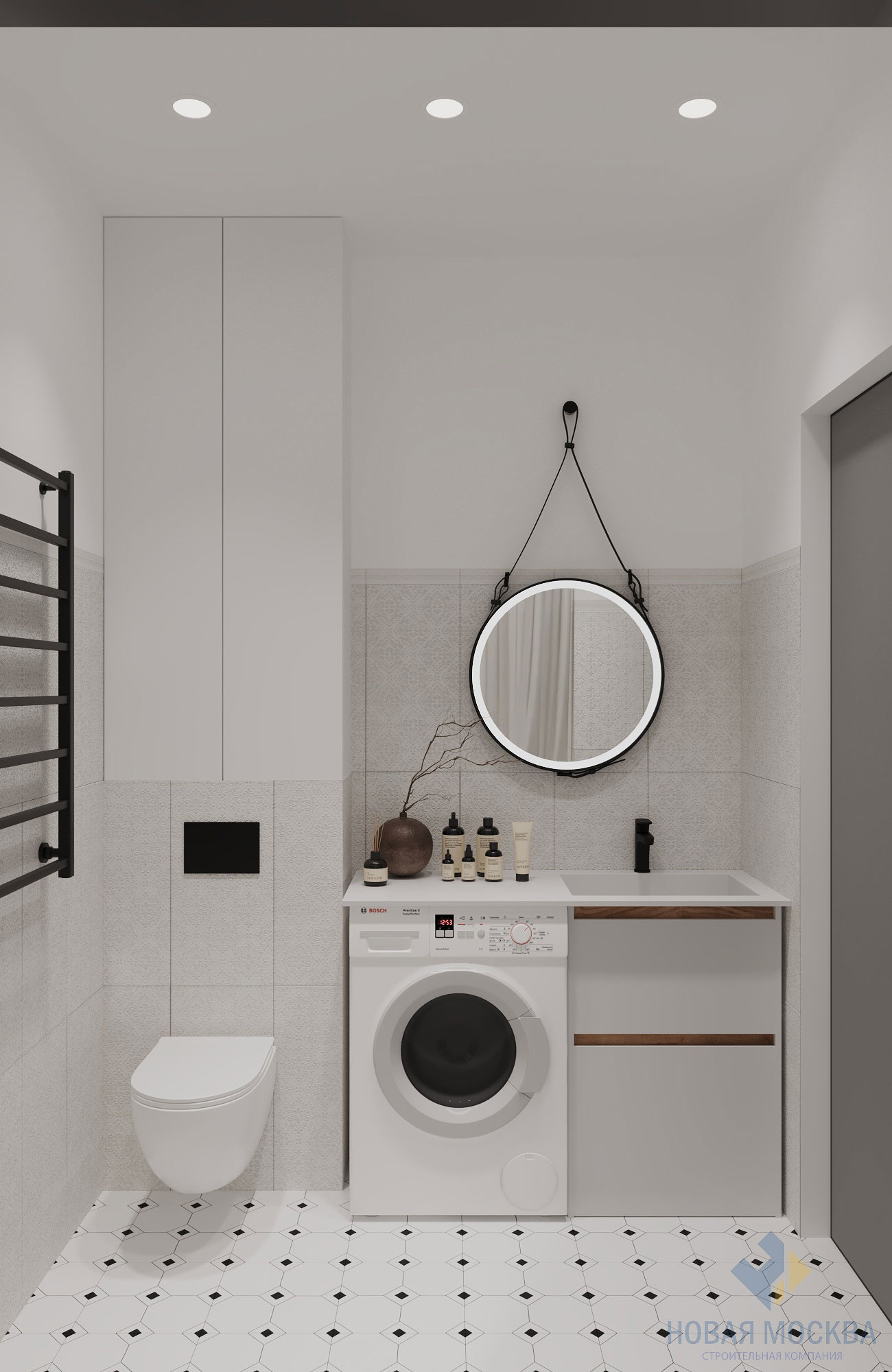 Дизайн квартиры-студии по адресу: проспект Магеллана, дом 3