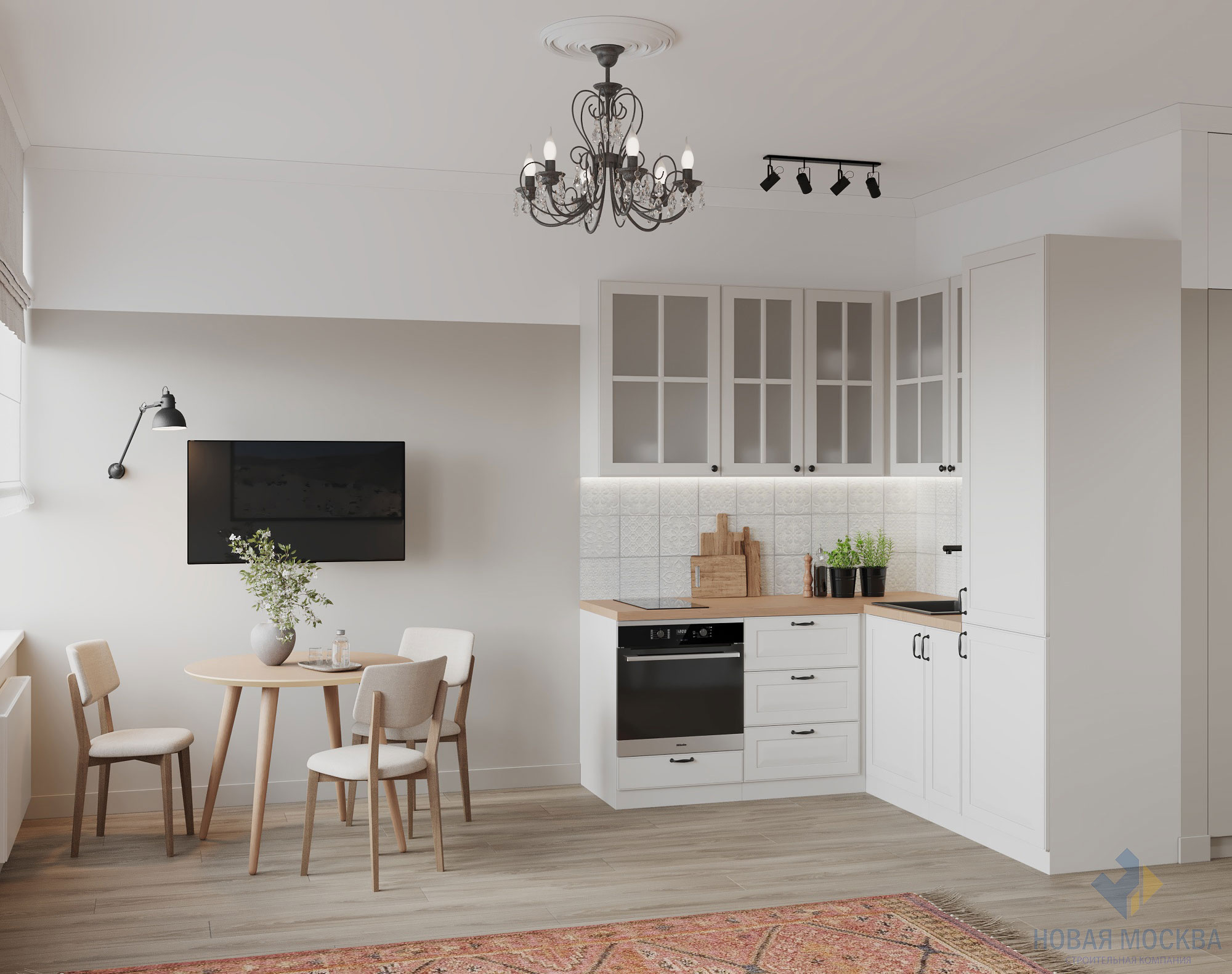 Дизайн квартиры-студии по адресу: проспект Магеллана, дом 3