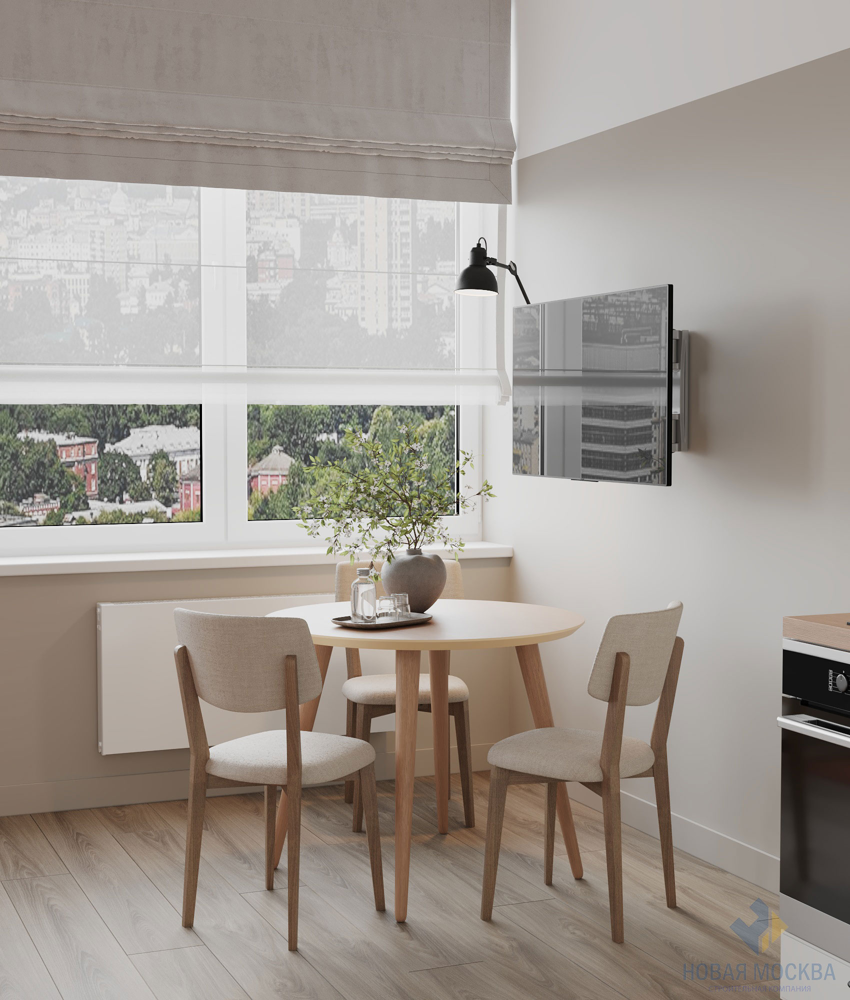 Дизайн квартиры-студии по адресу: проспект Магеллана, дом 3