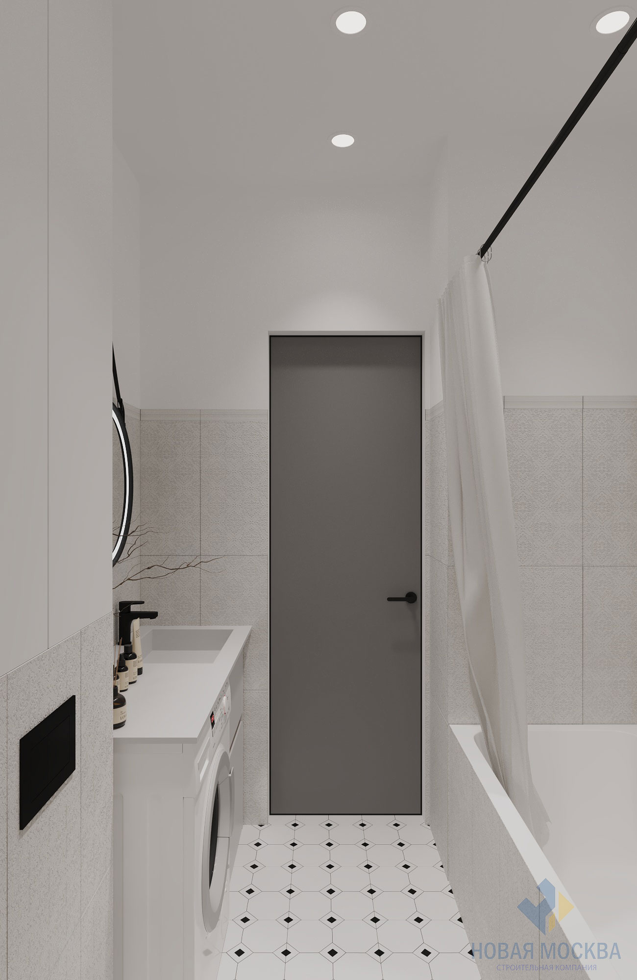 Дизайн квартиры-студии по адресу: проспект Магеллана, дом 3