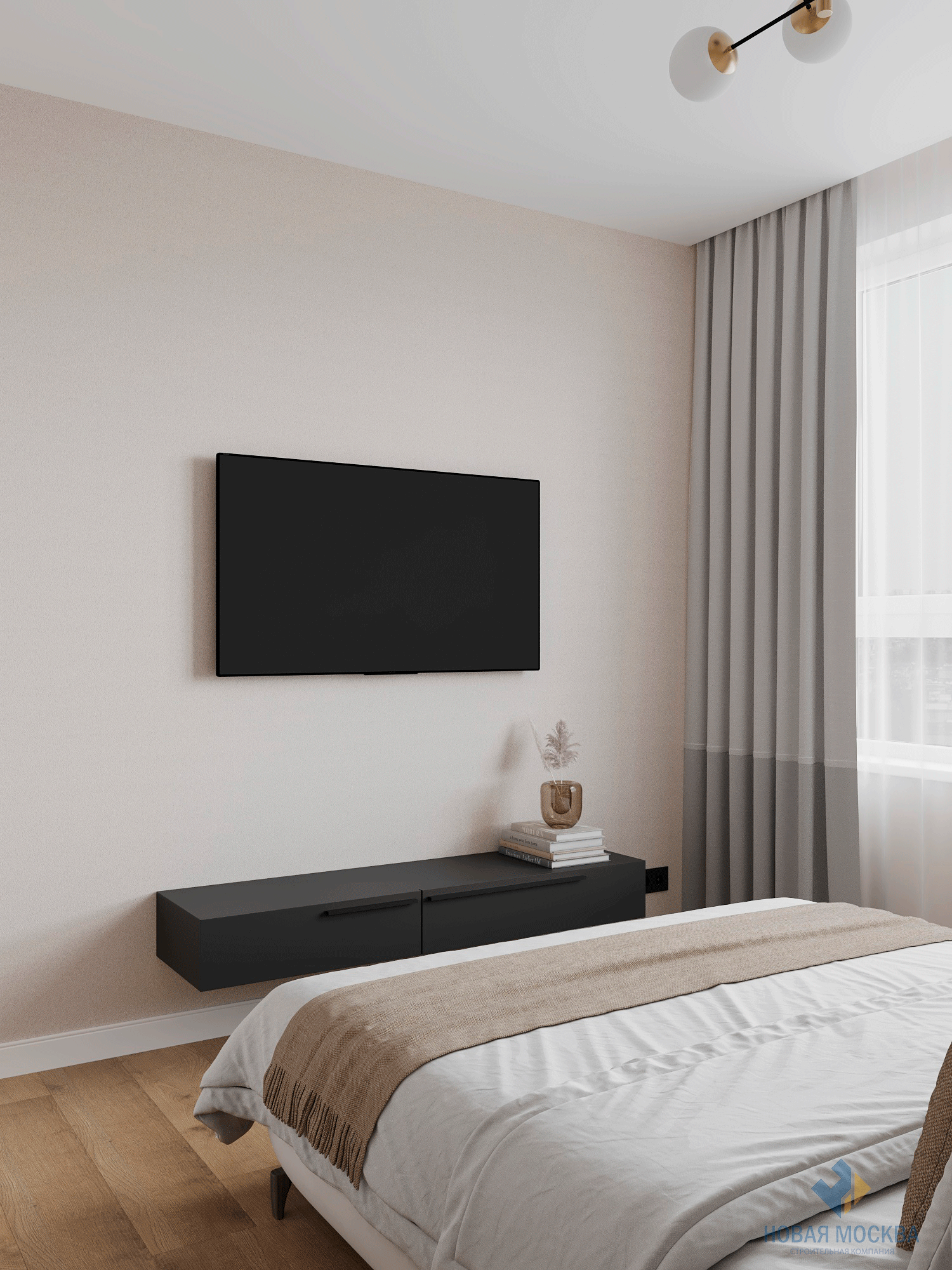 Дизайн двухкомнатной квартиры по адресу: проспект Куприна, дом 3, корпус А