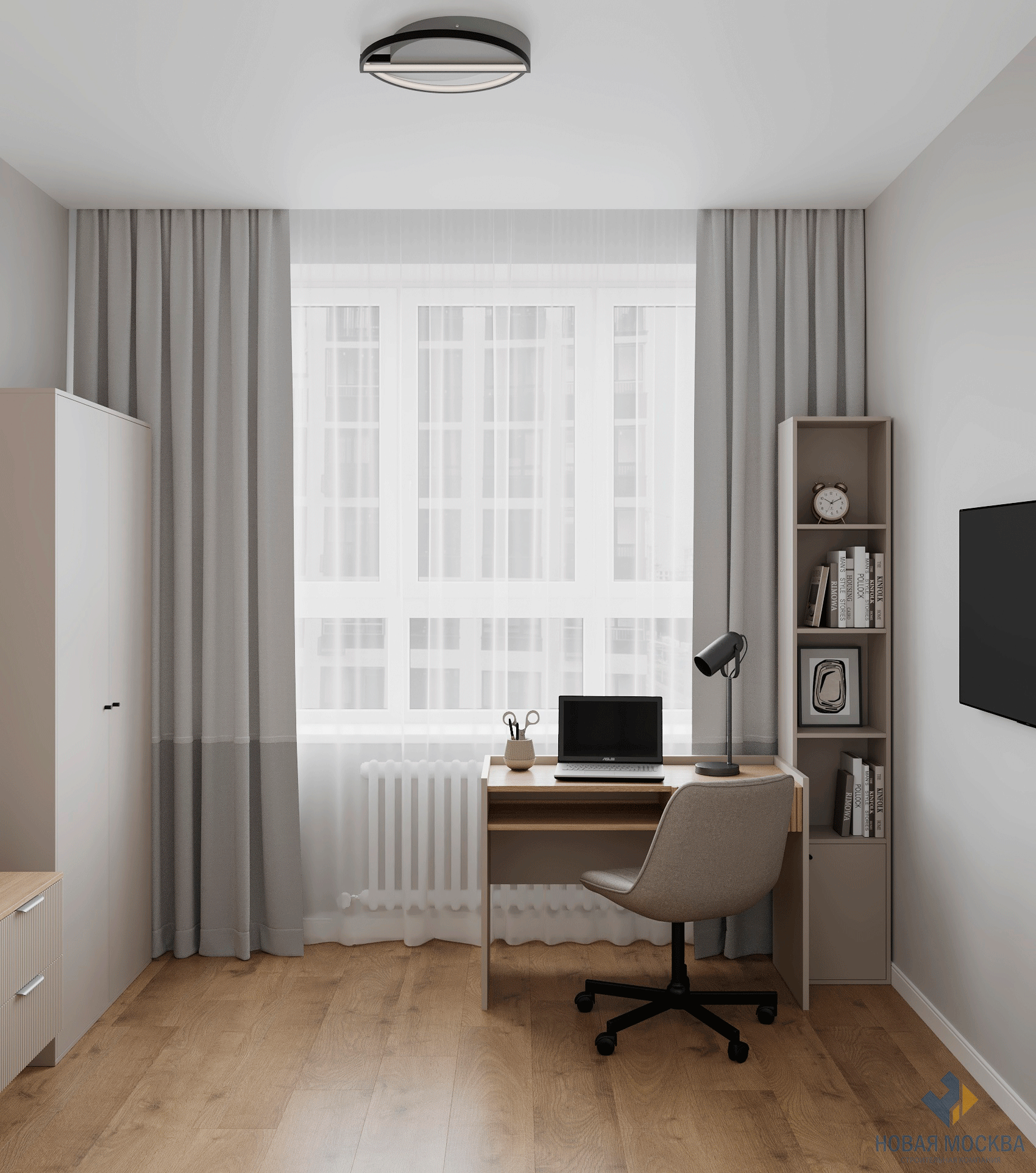 Дизайн двухкомнатной квартиры по адресу: проспект Куприна, дом 3, корпус А