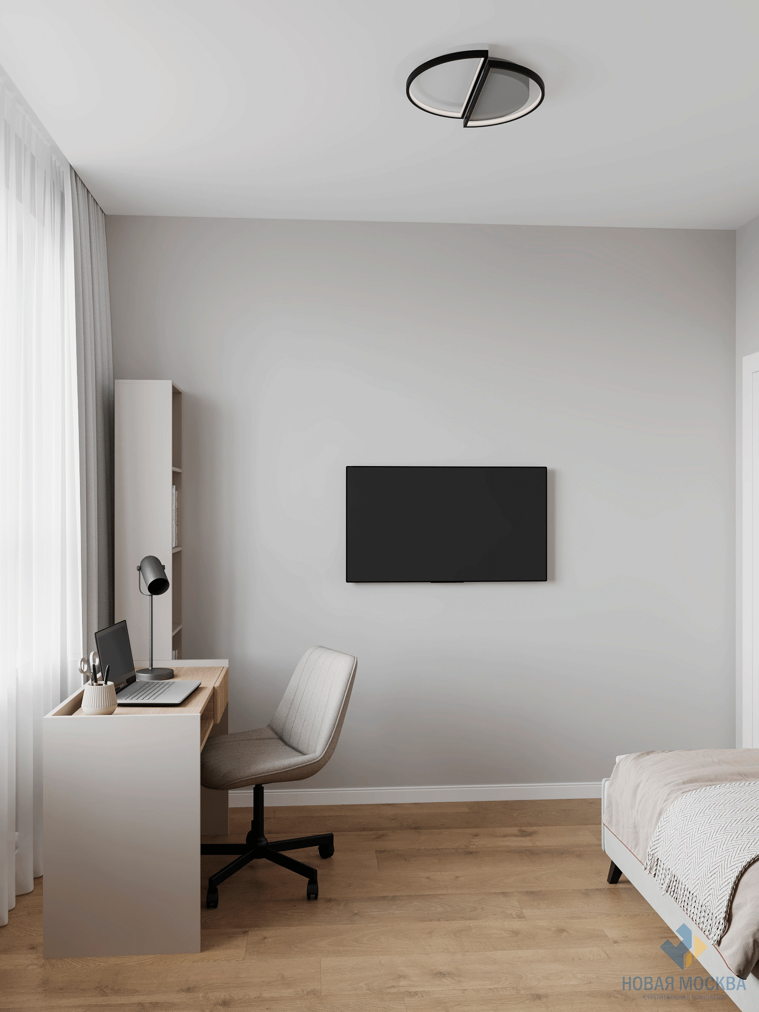 Дизайн двухкомнатной квартиры по адресу: проспект Куприна, дом 3, корпус А