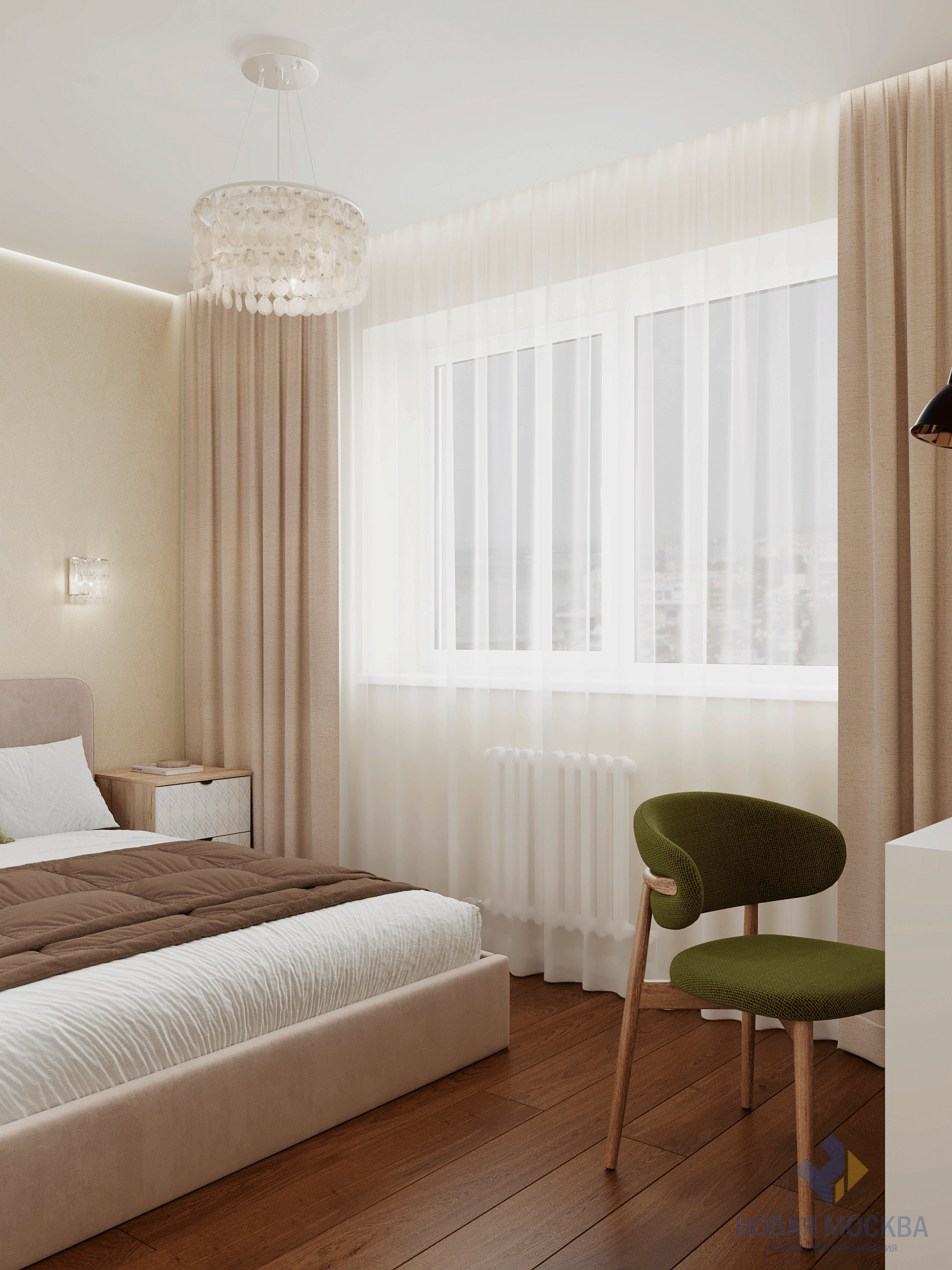 Частичный дизайн квартиры по адресу: поселок Коммунарка, 20а