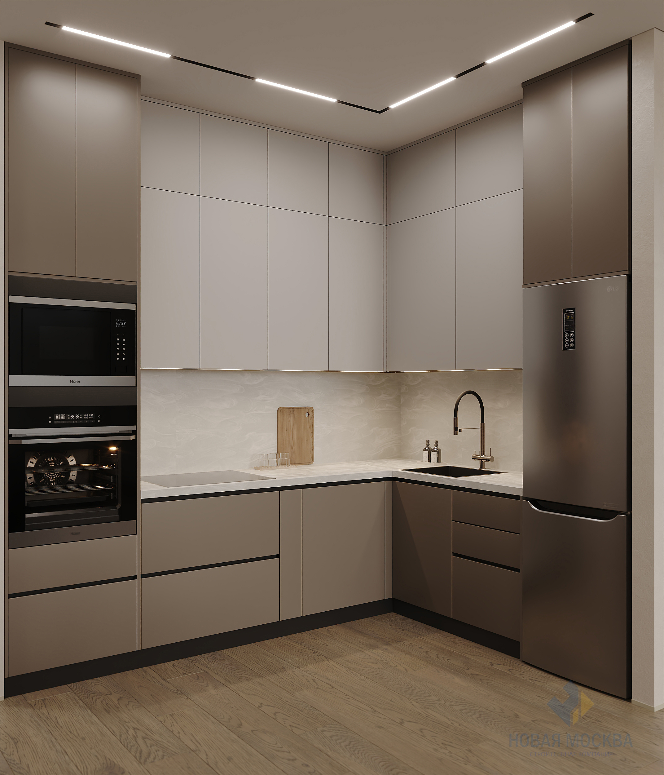 Дизайн трехкомнатной квартиры