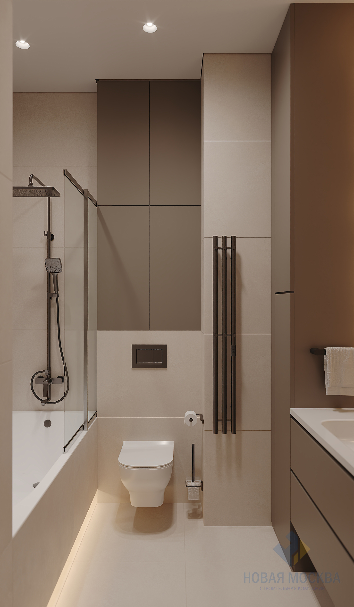 Дизайн трехкомнатной квартиры