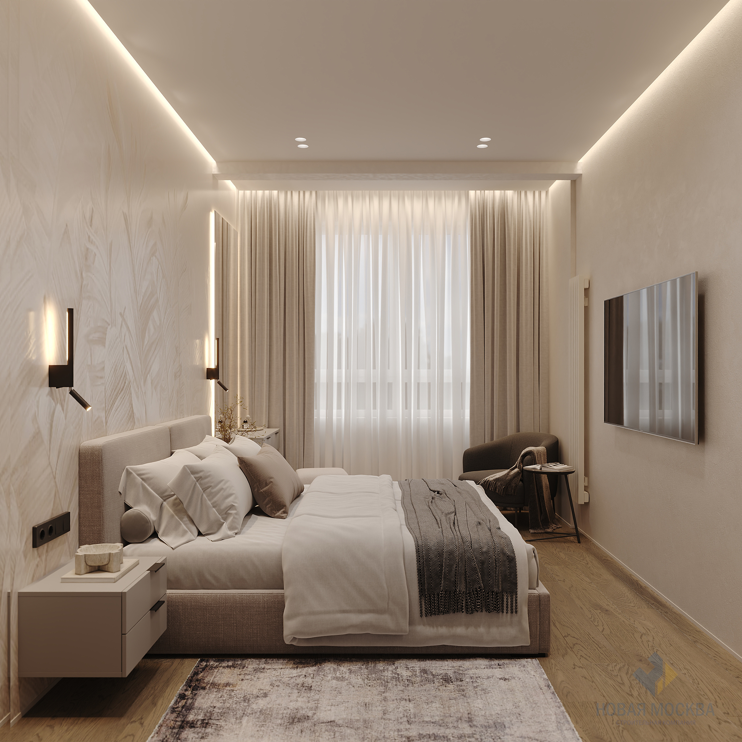 Дизайн трехкомнатной квартиры