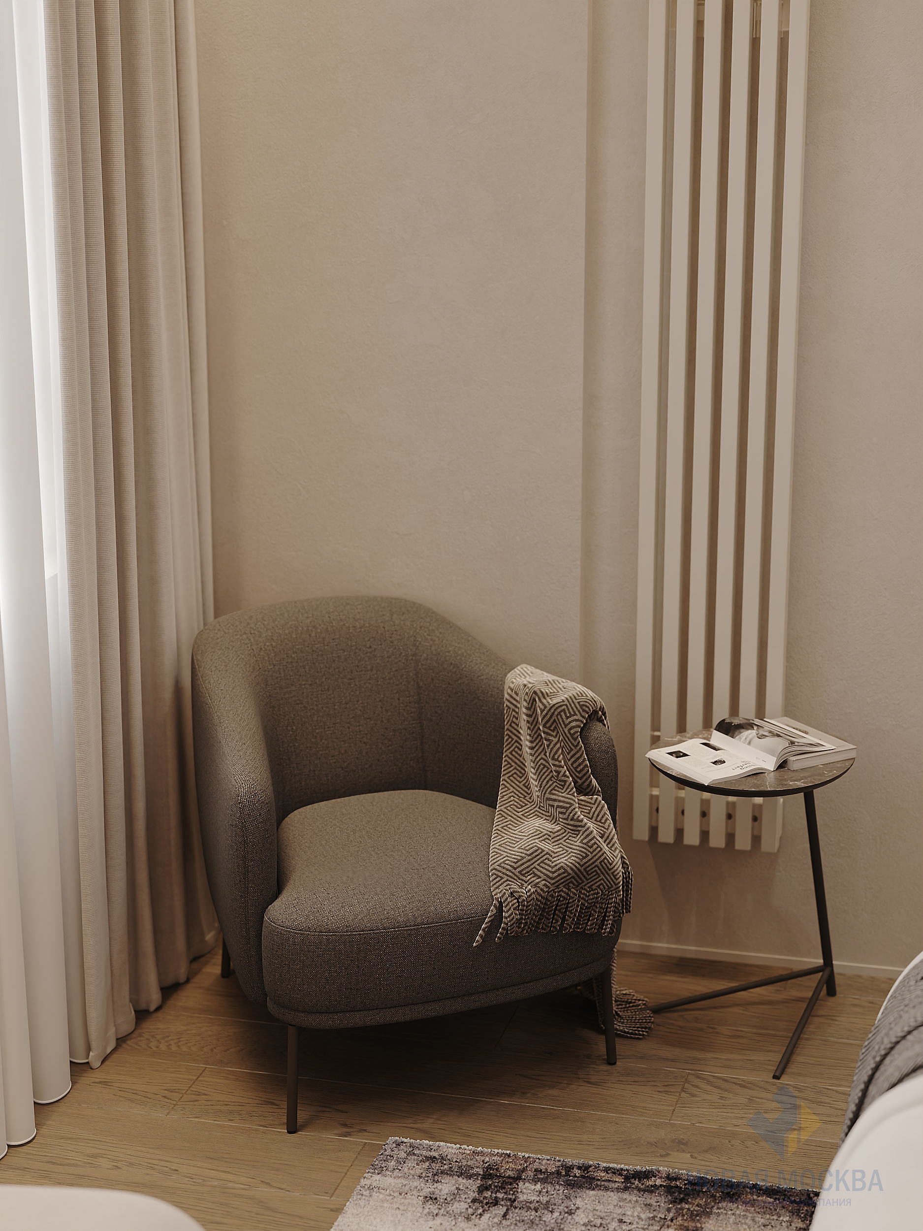 Дизайн трехкомнатной квартиры