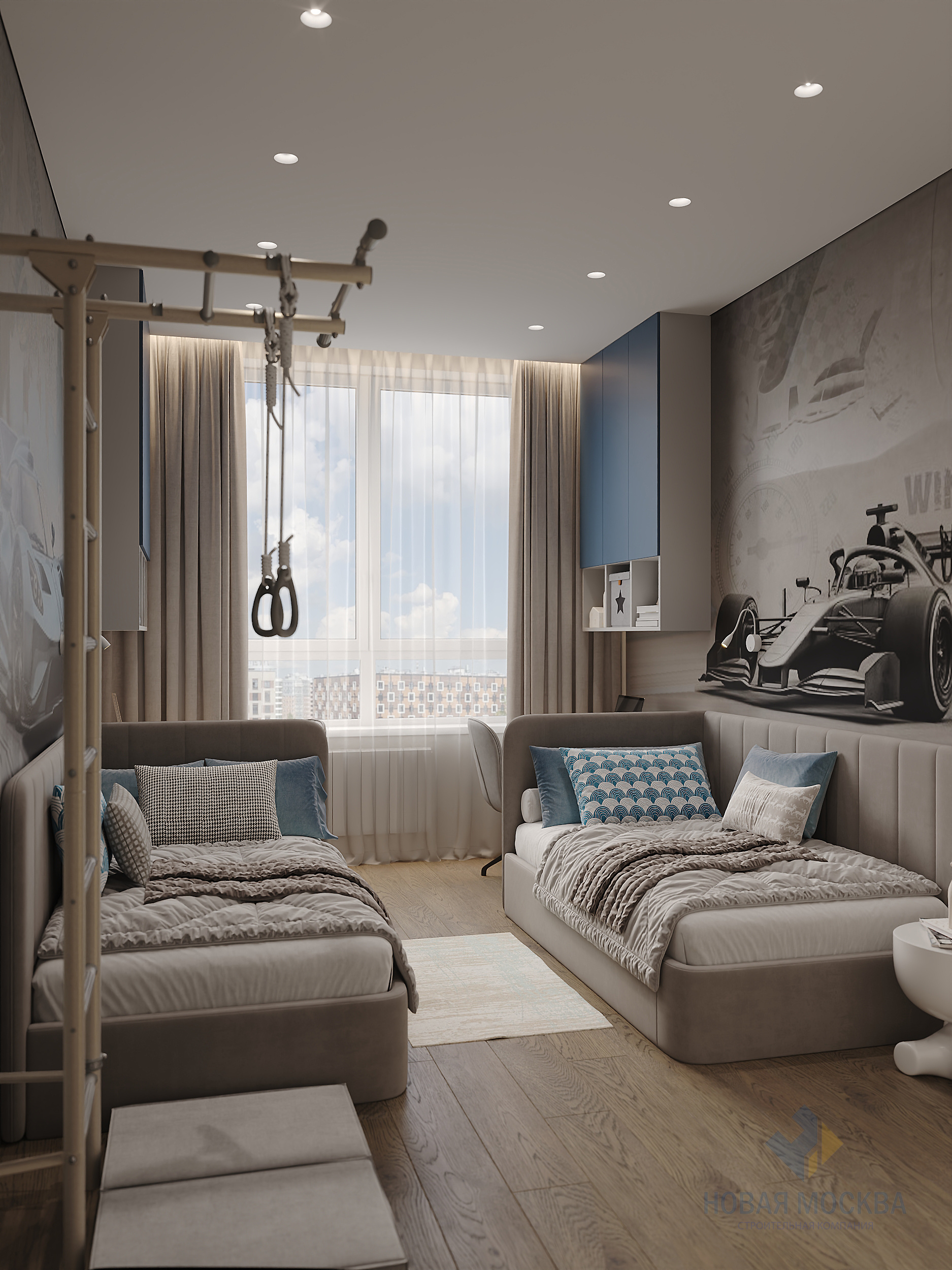 Дизайн трехкомнатной квартиры