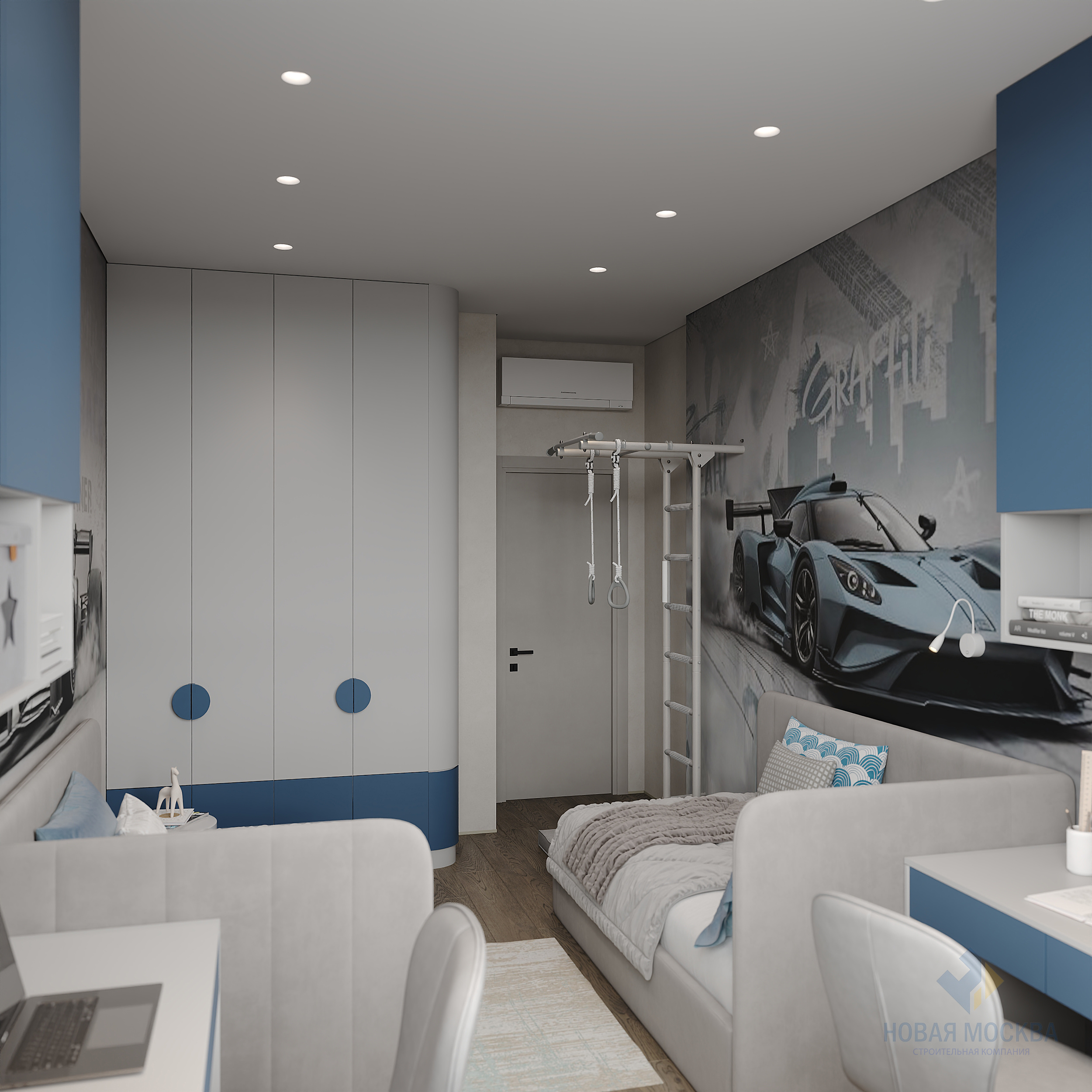 Дизайн трехкомнатной квартиры