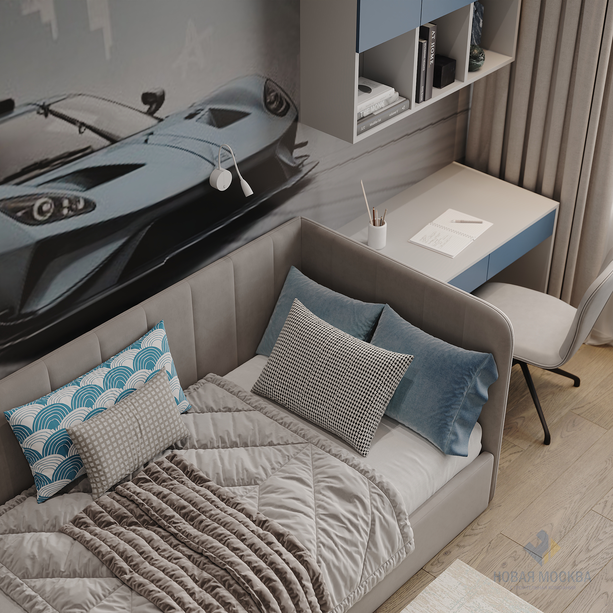 Дизайн трехкомнатной квартиры