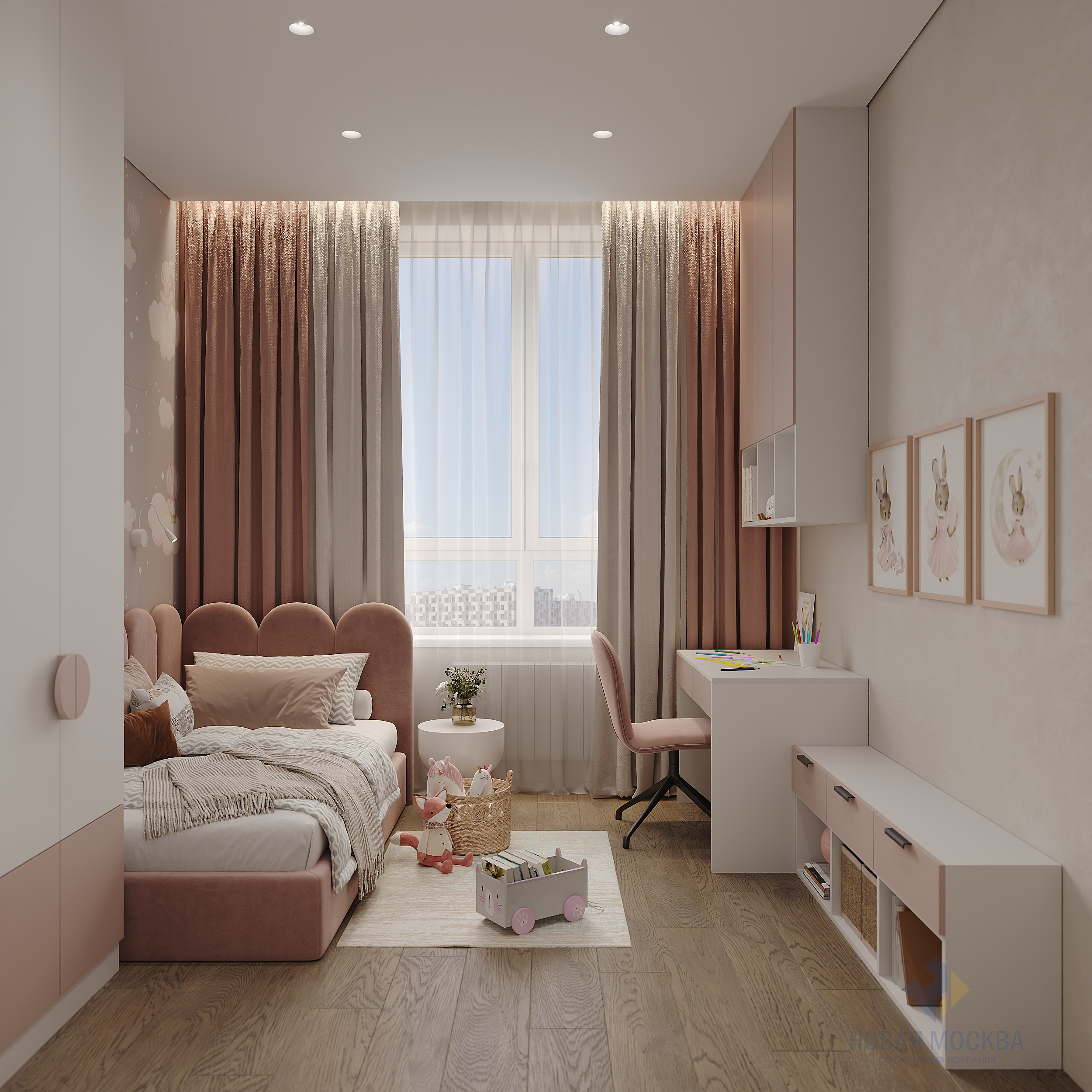 Дизайн трехкомнатной квартиры