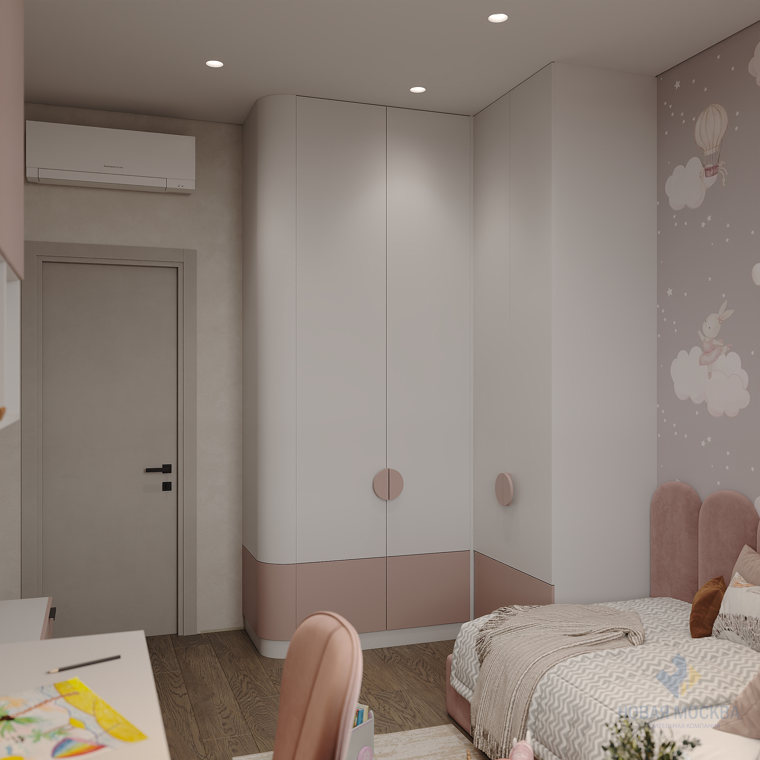 Дизайн трехкомнатной квартиры