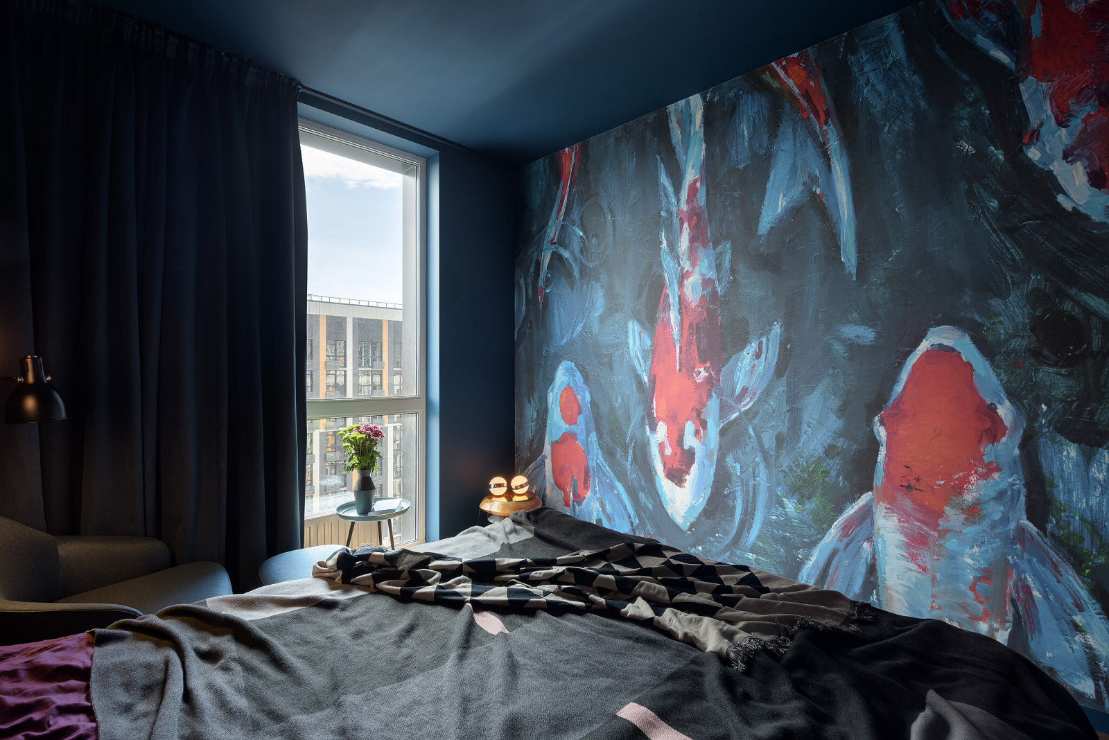 Обложка статьи: Houzz Украина: Небольшая квартира для молодой пары и двух котов