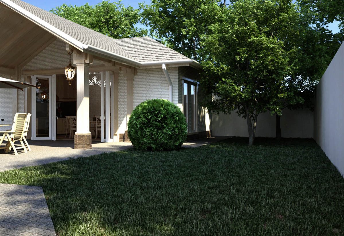 Зона отдыха в классическом стиле