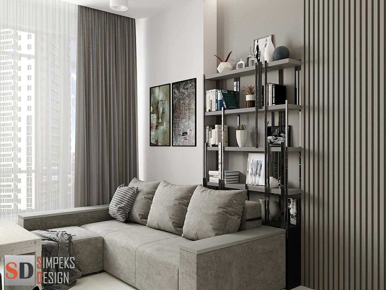 One room apartment Modern