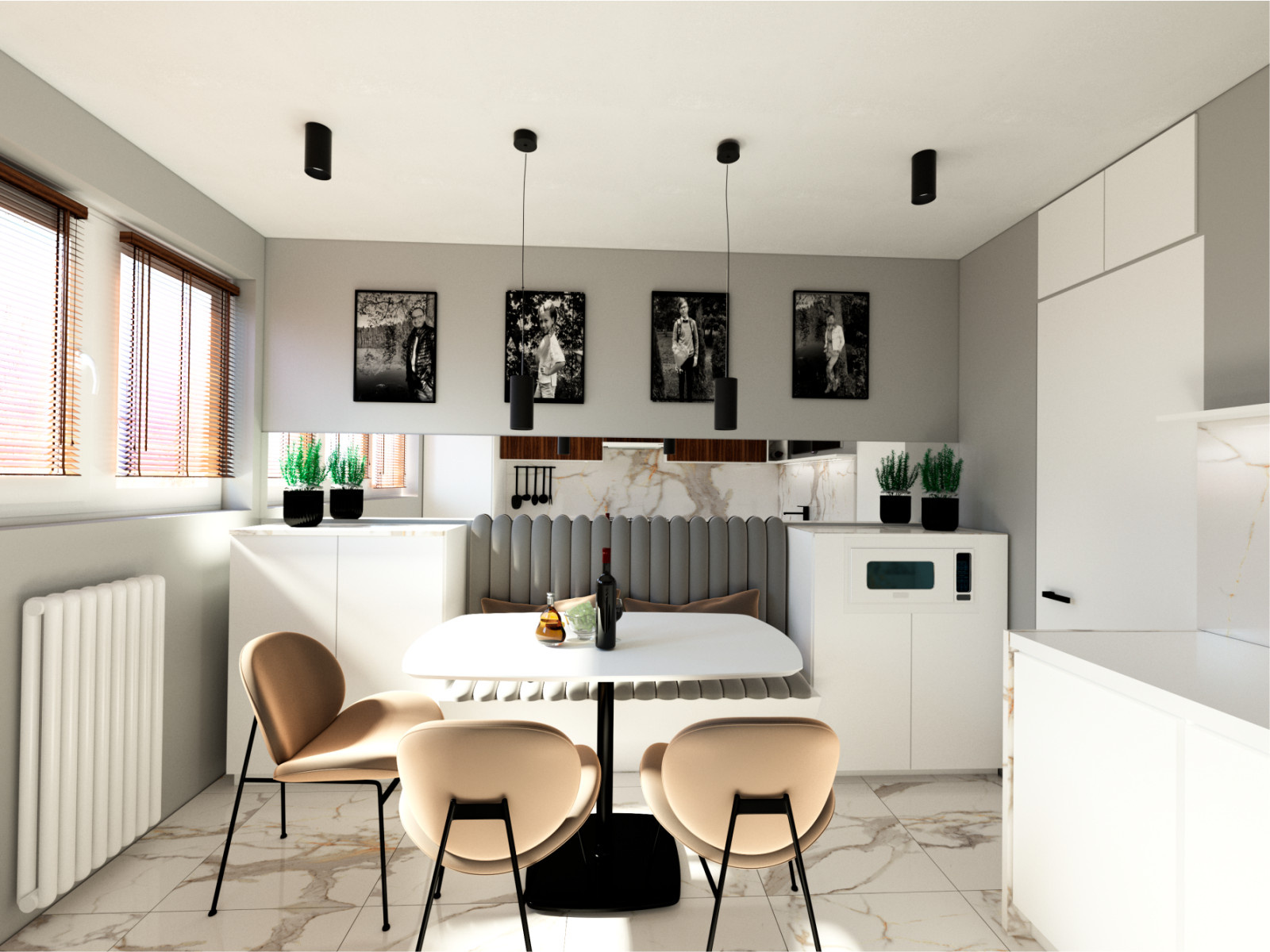 Кухня Contemporary 3 варианта