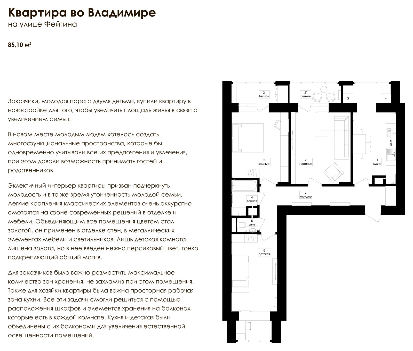 Обложка проекта: Квартира Фейгина