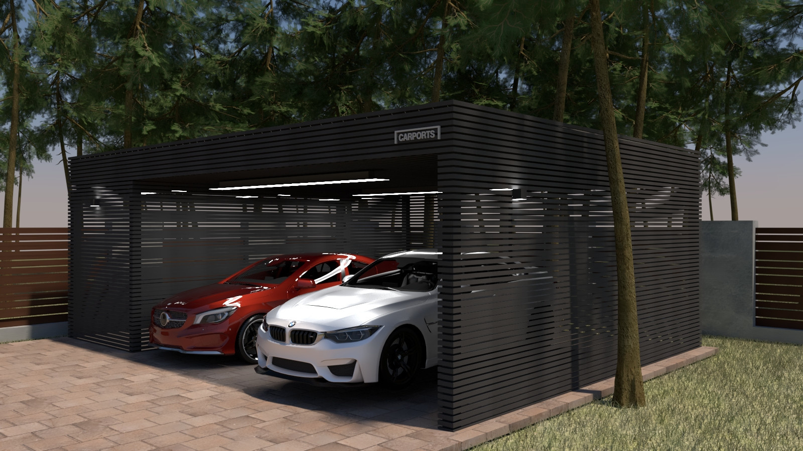 Обложка проекта: Автомобильный навес Carports 1.683