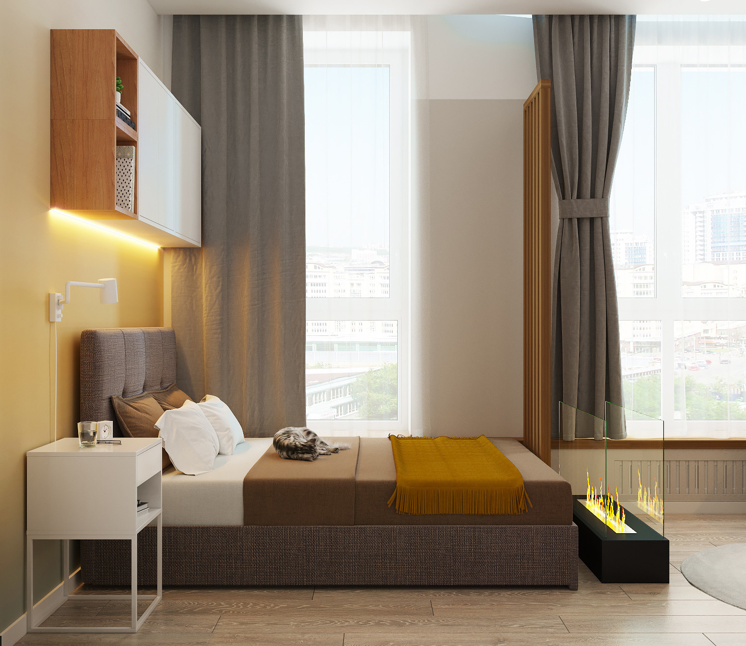 Студия для молодой девушки