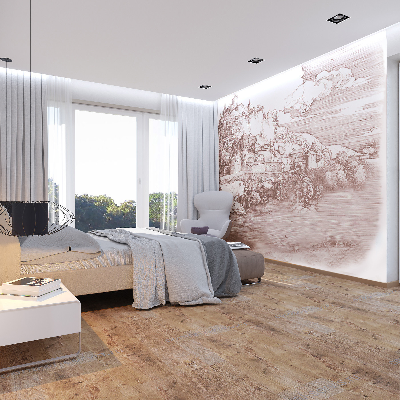 das Schlafzimmer