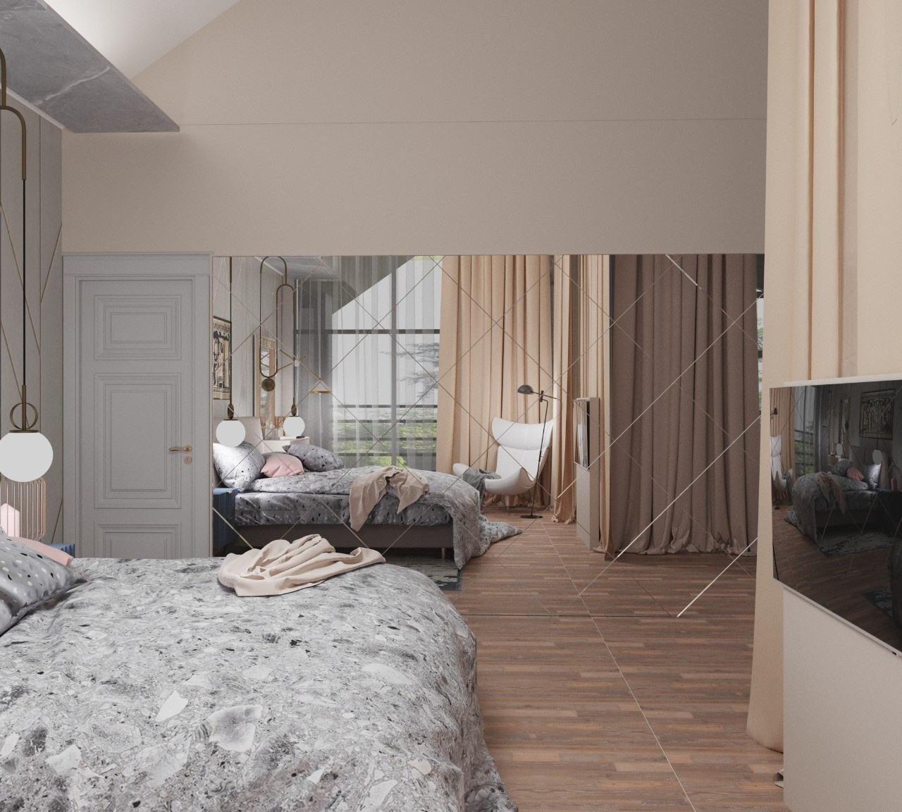 Contemporary two level cottage