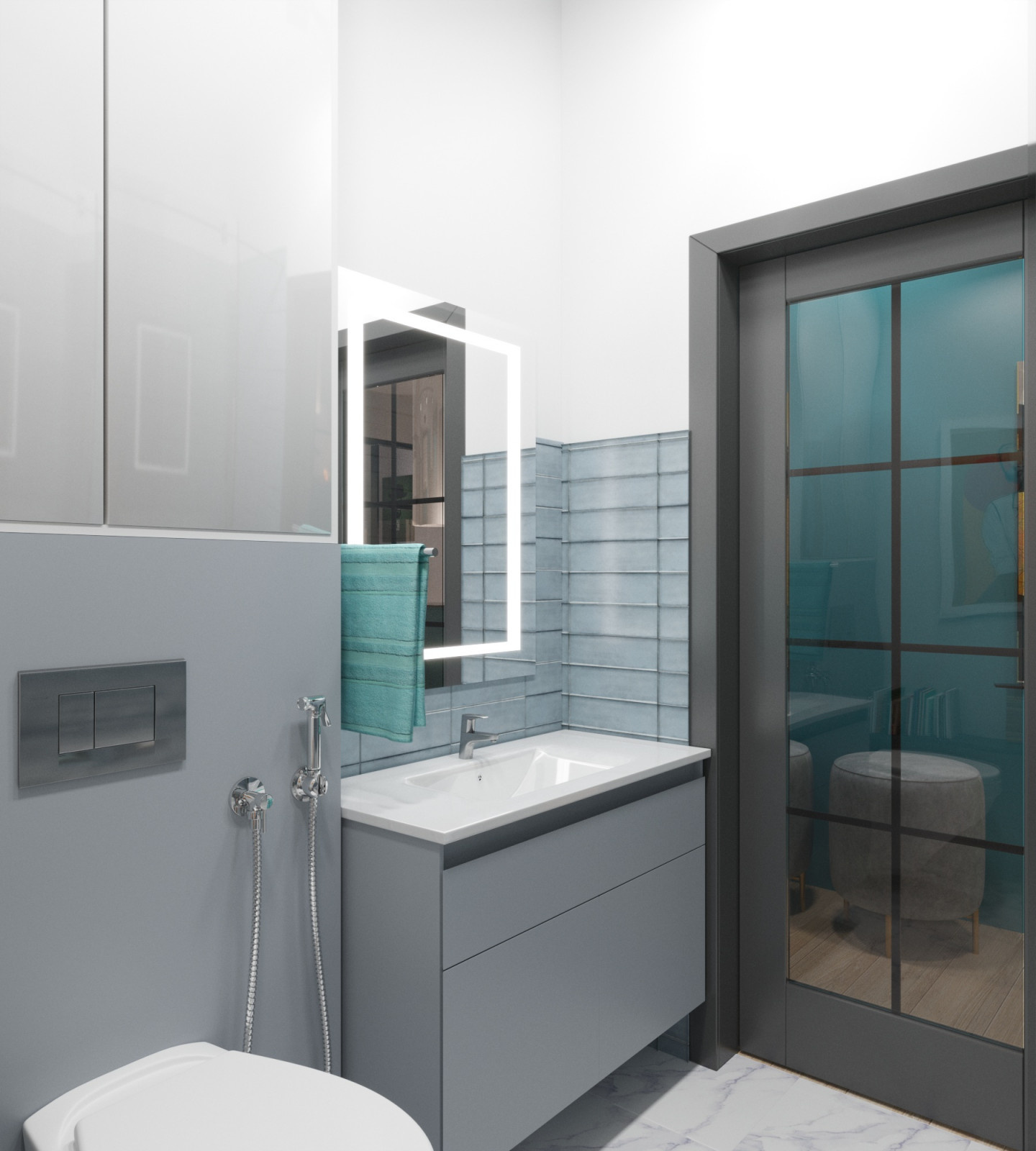 Apartment in the style of modern classics