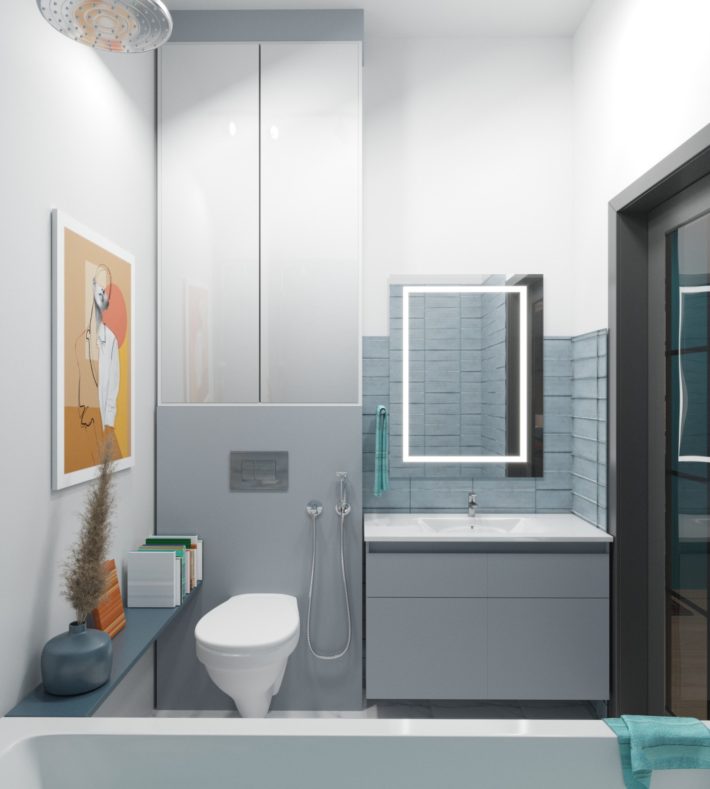 Apartment in the style of modern classics