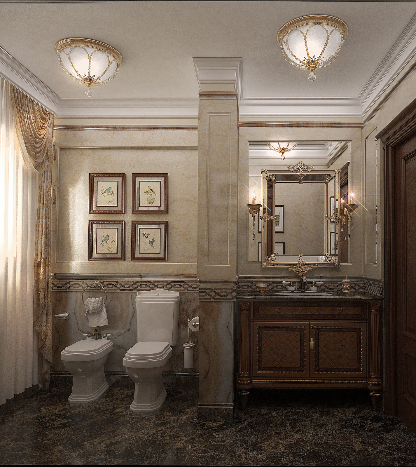 дом классический 400м2