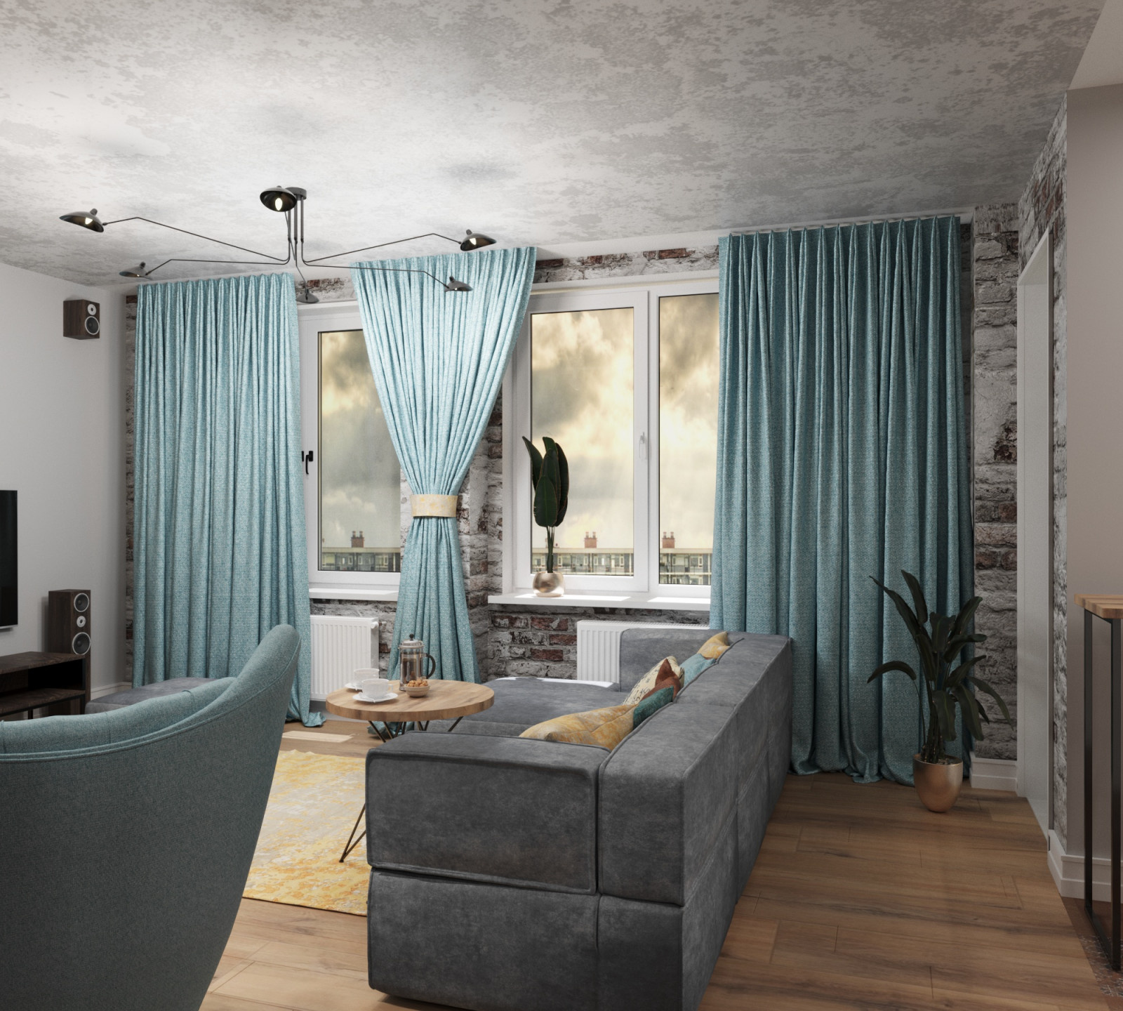 Industrial apartment