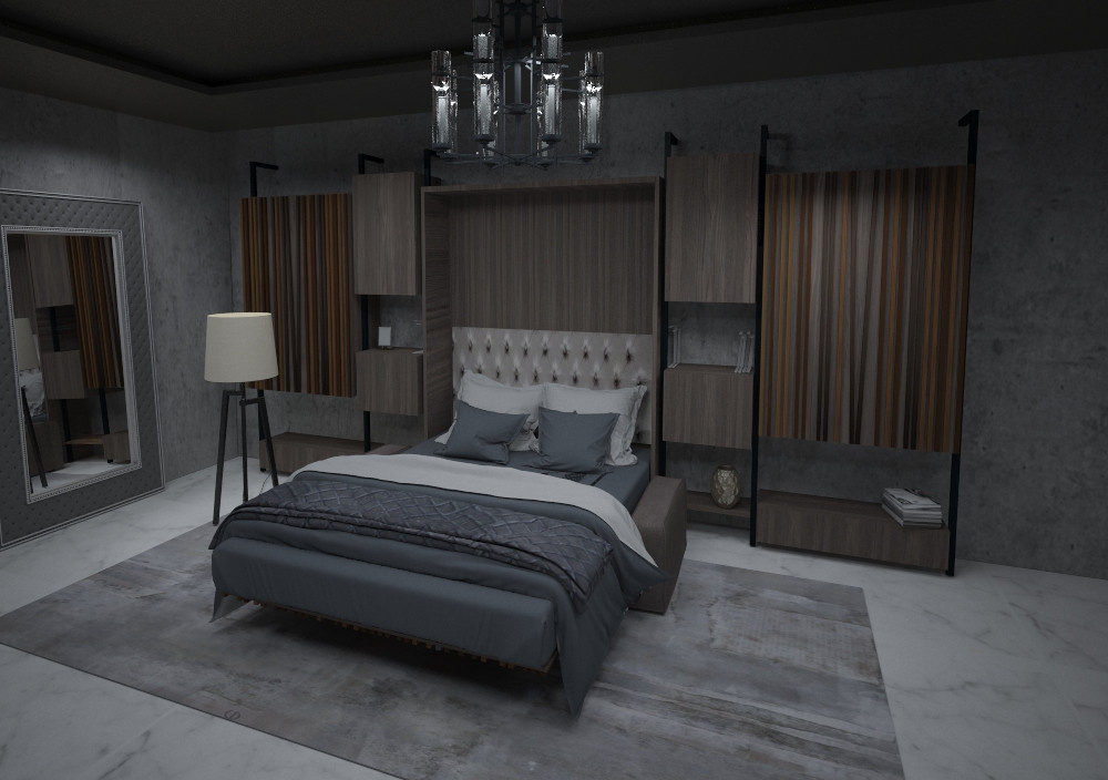 Кровать трансформер в стиле loft