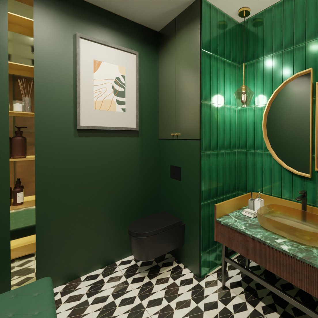 Bathroom modern style
