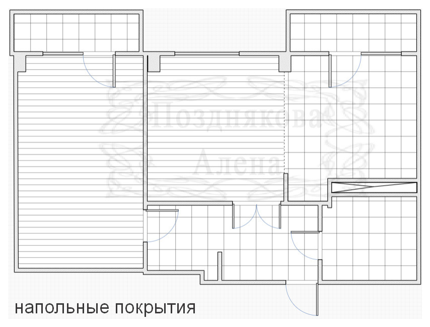 Планировка квартиры 50 м2
